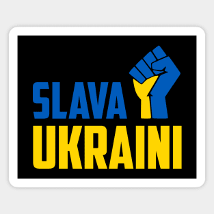 SLAVA UKRAINI GLORY TO UKRAINE PROTEST PUTIN PROTEST RUSSIAN INVASION Magnet